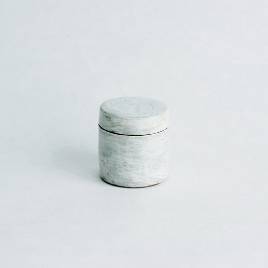 Buncheong Round Lidded Box